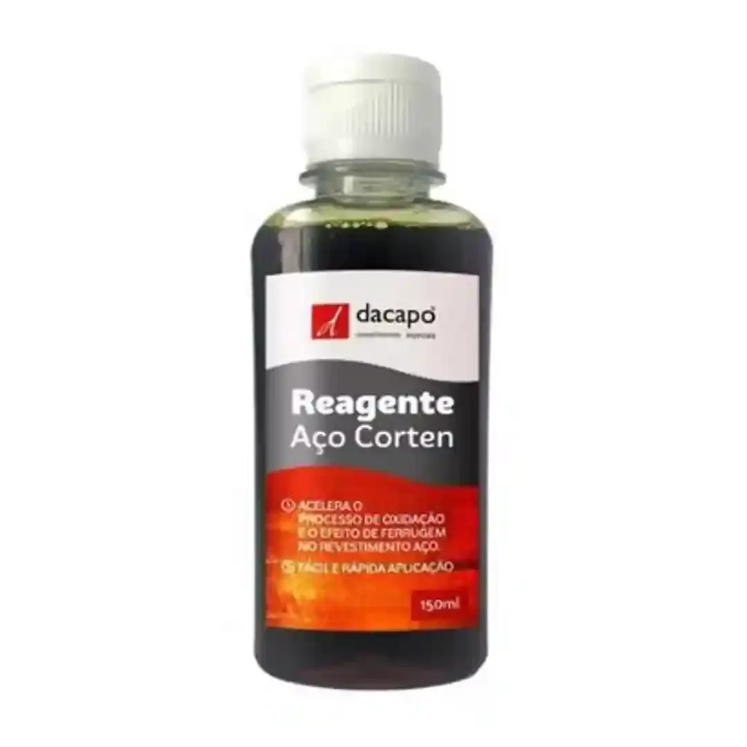 Preparo e Acabamentos Reagente Aço Corten
