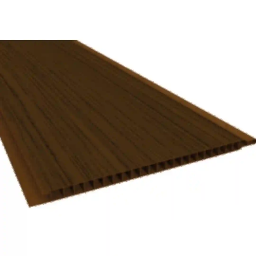 O Forro PVC Rústico Relevo Mogno