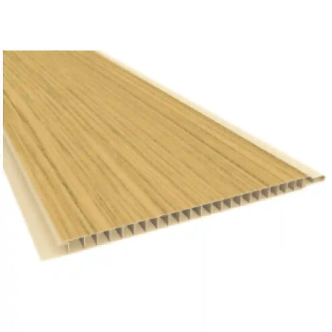 Forro PVC Rústico Relevo Nogueira